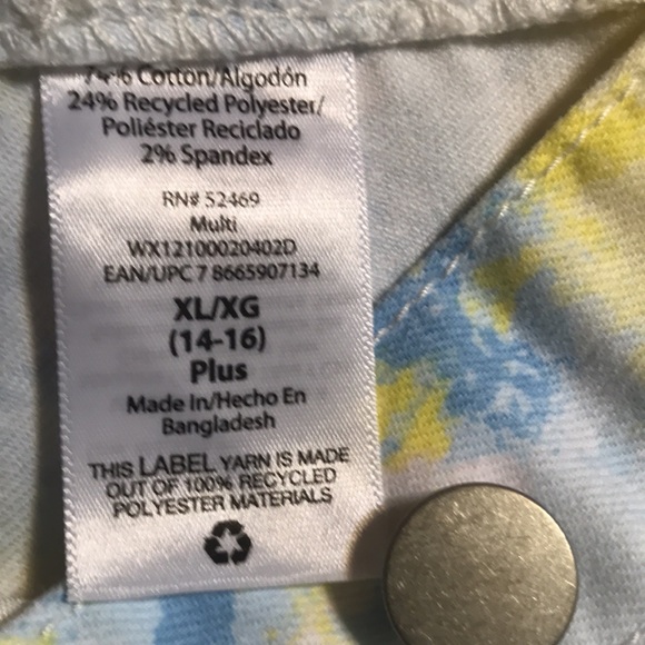 Wonder Nation NWT/White Tye Dyed Denim Jacket - Picture 9 of 13